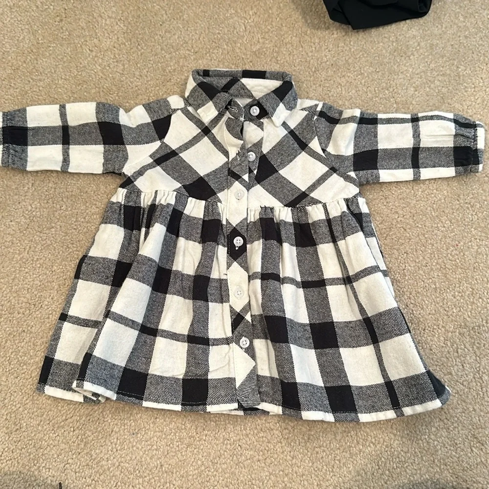 Monica and Andy gingham dress